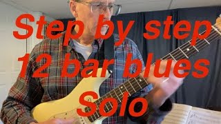 2 Ways to Make Up a 12 Bar Blues Solo in A [upl. by Jacquie]