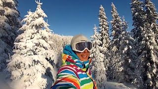 Jahorina Snowboarding GoPro [upl. by Oijimer609]