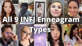 All 9 INFJ Enneagram Types wJessieType Cast HeroesTori HAnna ReelKeelanKarinMattLizzie amp Em [upl. by Tannenbaum]