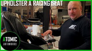 How to foam and upholster an aluminum racing seat for comfort and style [upl. by Cohl35]