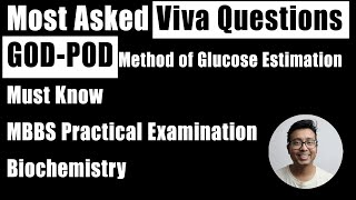 Glucose Oxidase Peroxidase Method GODPOD  Most frequently asked Viva questions  Must Know [upl. by Htrow]