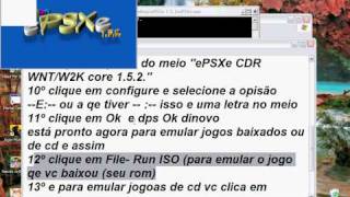 como configurar e emular roms com o ePSXe 152 [upl. by Arayk]