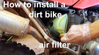 Need A New Air Filter  Honda CRF150 and CRF230 [upl. by Devaj]