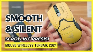 BARU 10 Rekomendasi MOUSE WIRELESS TERBAIK 2024 – Presisi Bagus Untuk Gaming amp Kerja Seharian [upl. by Tricia]