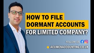 How to file Dormant Accounts for Limited Company [upl. by Streeto500]