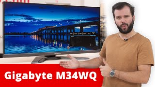 Gigabyte M34WQ Monitor Review  Ultrawide Experience for Gaming and Productivity [upl. by Sire985]