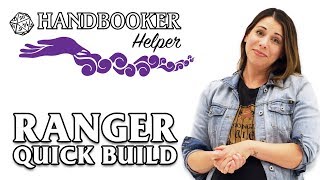 Handbooker Helper Ranger Quick Build [upl. by Lertnom]