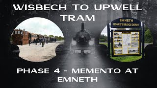 Tramway Memento Emneth  Wisbech to Upwell Tram Unveiling  Interview tram train [upl. by Barlow]