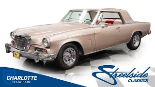 1963 Studebaker GranTurismo Hawk R1 8450CHA for sale  Charlotte Atlanta Dallas Tampa Pho [upl. by Eisned]