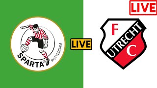 Sparta Rotterdam vs FC Utrecht Live Nederland Eredivisie 2024 [upl. by Yessac36]