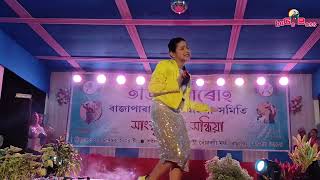 Florina Gogoi amazing stage performance at Rajapara 2024 [upl. by Ahsiner]