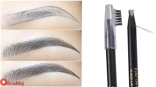 Eyebrows Tutorial Step By Step Guide For Beginners Who Want Natural Looking Brows In 3 Minutes [upl. by Elyod425]