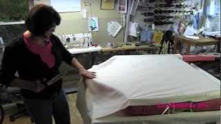 Upholstery How To Build A Tufted Headboard Part 4 Closing The Back [upl. by Shelia745]