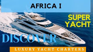 UNIQUE Superyacht Africa I Luxury Boat Tour with the Captain [upl. by Sesiom]