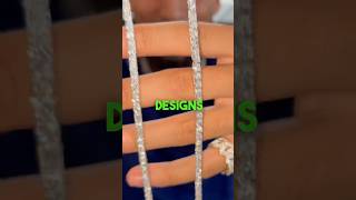 Moissanite Tennis Chain🤩 Rings On A Diamond Tester💎✅ moissanite jewelry 925silver unboxing [upl. by Ayiak]