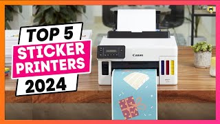 Best Printer for Stickers 2024 For Vinyl Stickers amp Sticker Business [upl. by Kcirdnekel170]