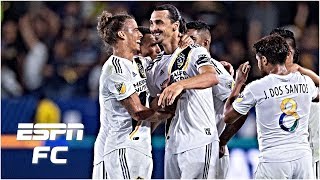 Zlatan scores hat trick Carlos Vela scores twice as LA Galaxy defeat LAFC  MLS Highlights [upl. by Llewellyn836]