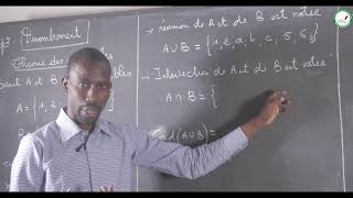 Cours  Première  Mathématiques  Dénombrement  Théorie des ensembles [upl. by Valoniah992]