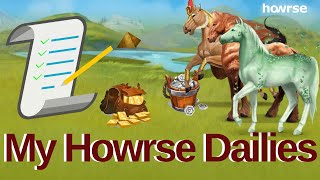 My Howrse DailiesHow to Howrse [upl. by Dnaltruoc]