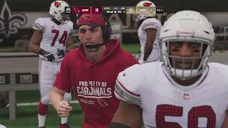 Madden 24 Gameplay Saints vs Cardinals PS5  Mundo Gamer Brasil [upl. by Rustin976]