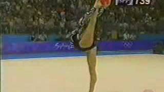 Olympic games Sydney 2000  Alina Kabaeva RUS ball final [upl. by Ostap]