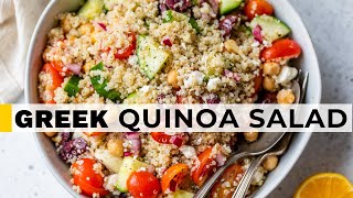 BEST QUINOA SALAD  25minute recipe perfect for meal prep [upl. by Natie984]