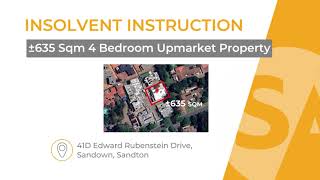 INSOLVENT ESTATE PROPERTY ONLINE amp ONSITE AUCTION  SANDOWN SANDTON GP [upl. by Akers]