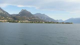 The ferry arriving in Maderno  Lake Garda Italy [upl. by Jamil137]