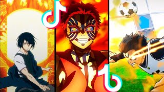 Anime Badass Moments TikTok Compilation 4 [upl. by Jb943]