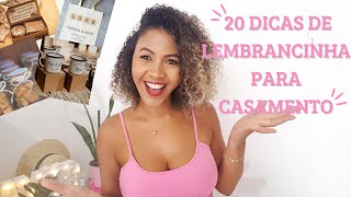 20 DICAS DE LEMBRANCINHA PARA CASAMENTO [upl. by Enialed307]