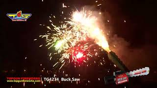 TG4274 Buck Saw by Topgun Fireworks Best Seller Fountains [upl. by Eeliak523]