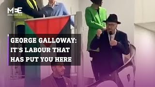 George Galloway criticises Labour Party as he campaigns in Rochdale [upl. by Indyc883]