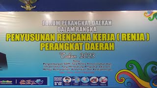 PEMBUKAAN PENYUSUNAN RENCANA KERJA RENJA PERANGKAT DAERAH TAHUN 2023 [upl. by Airotciv]