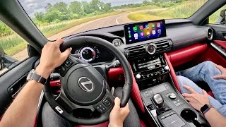 2023 Lexus IS 500 F Sport Performance  POV Driving Impressions [upl. by Oninotna]