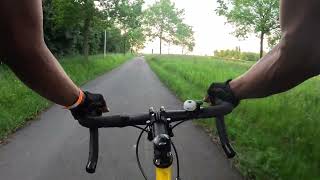 Drone target my racer bike ride in Gullegem Belgium [upl. by Wade826]