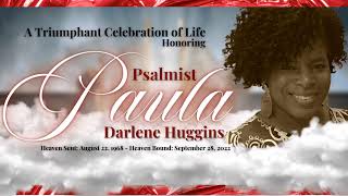 Musical Tribute Honoring Psalmist Paula D Huggins [upl. by Vincentia950]