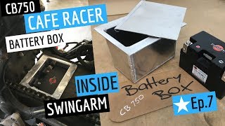 Honda CB750 Cafe Racer ★ Battery Box Foam Seat amp Cognito Parts Ep7 [upl. by Ydnas]