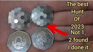 i found not one but two of them 😊🪙👍 50p coin hunt ep51 rare coin found [upl. by Leirua882]