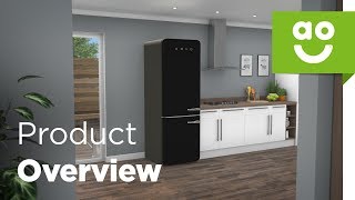 Smeg Fridge FAB38LBL Product Overview  aocom [upl. by Klein]