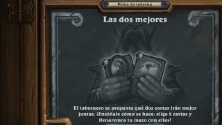 Hearthstone  Pelea de taberna Las 2 Mejores  descarta brujo [upl. by Reamonn78]