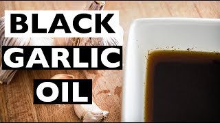 How to make BLACK GARLIC OIL AMAZING IN VEGAN RAMEN [upl. by Ethelred]