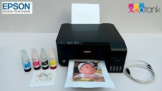 Epson L3110 Complete Installation Process [upl. by Tomi]