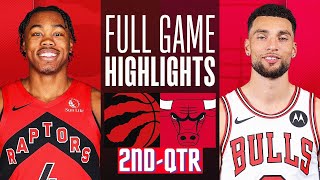 Chicago Bulls vs Toronto Raptors Highlights 2ndQTR HD  January 18  2024 NBA season [upl. by Aysa]