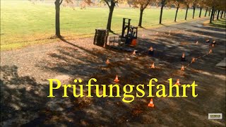 Staplerschulung inkl Staplerschein  Prüfungsfahrt Praktische Ausbildung [upl. by Linder26]