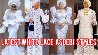 How To Look Gorgeous On White Lace Asoebi And Owambe Parties [upl. by Yatzeck]