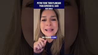 Petro tiene todo planeado para generar el caos VickyDávila [upl. by Odlanyer]