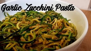 Garlic Zucchini Pasta  How to make Veggie Pasta [upl. by Aver529]