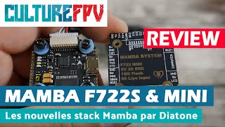 Mamba F722S et F722 mini les nouvelles stacks de Diatone [upl. by Mozza]