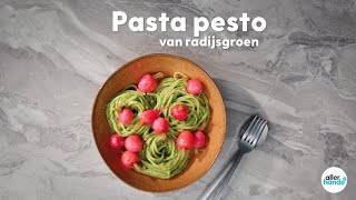 Pasta pesto van radijsgroen  Recept  Allerhande [upl. by Brand]