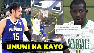 PINAPAUWI ng SENEGAL ang Gilas pilipinas at Sinabihan pa na MAHINA  Ganti ng API  Gilas vs Senegal [upl. by Artkele997]